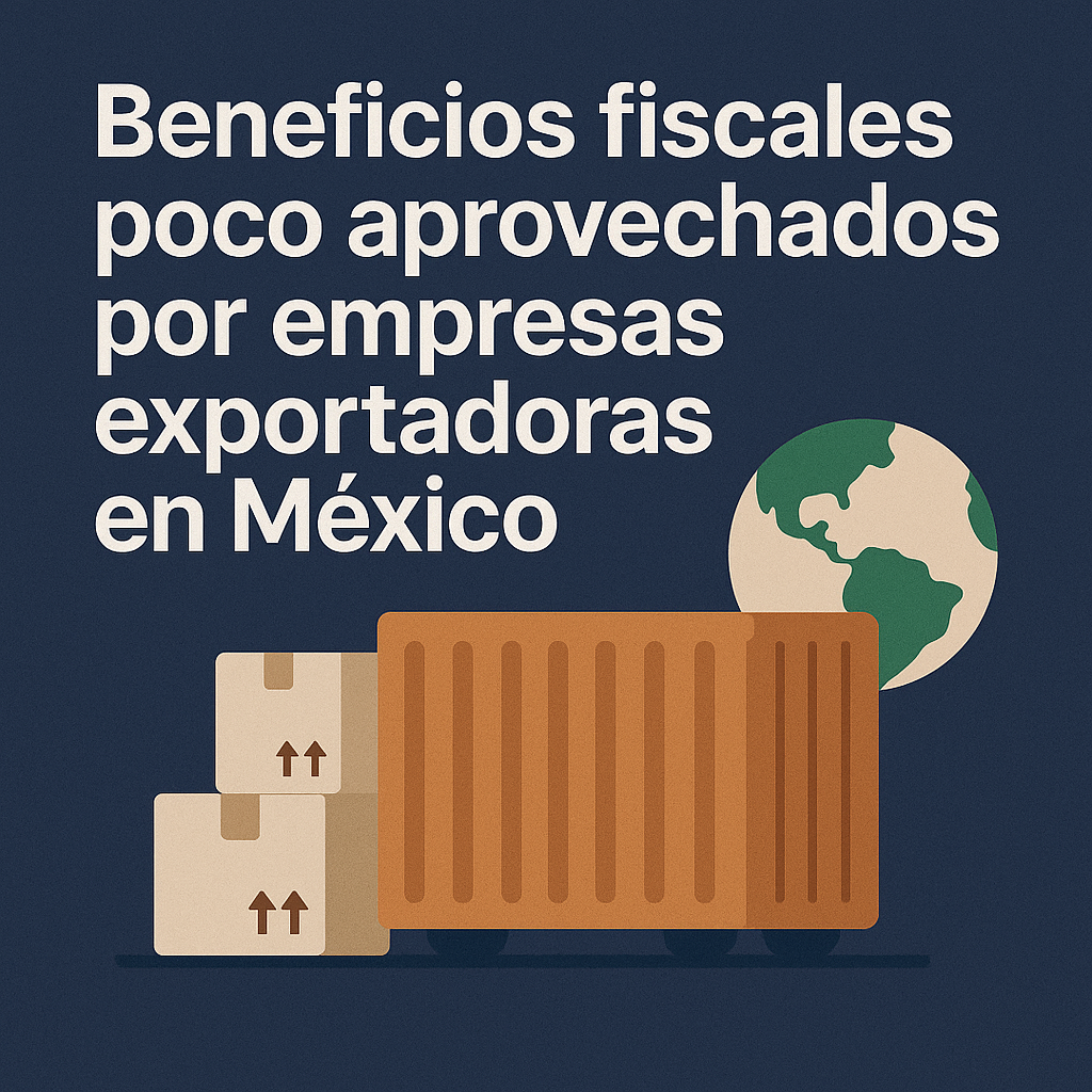 Beneficios fiscales poco aprovechados por empresas exportadoras en México